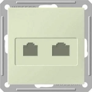 RSI-251TK5E-2-86 Розетка встраиваемая телефонная RJ-11 + Ethernet RJ-45 (слоновая кость) Systeme Electric RSI-251TK5E-2-86