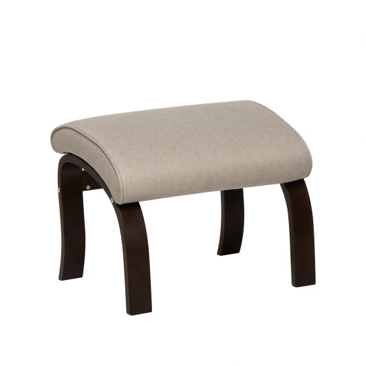 4687206818293 Пуф Leset Универсальный с кантом 4687206818293 Фанера,Шпон, Рогожка, Бежевый, Орех