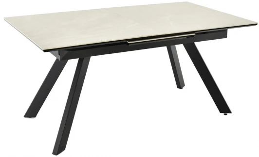 RF 0418 Стол Adam раскладной 140-190x90x75см, бежевый, чёрный Bradex Home RF 0418