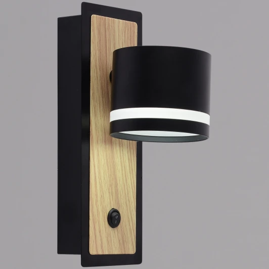 22540-0.2-01 BK+WOOD Бра Reluce 22540-0.2-01 BK+WOOD
