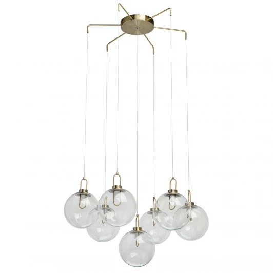 657011307 Подвесной светильник DeMarkt Крайс 657011307 (LED, 220V, на проводе, шарики, паук)