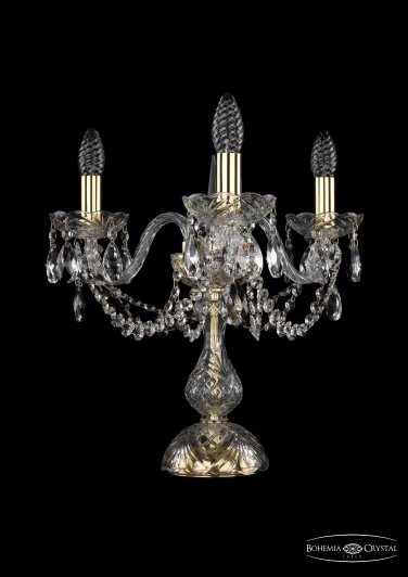 1402L/3/141-39 G Интерьерная настольная лампа Bohemia 1402 1402L/3/141-39/G