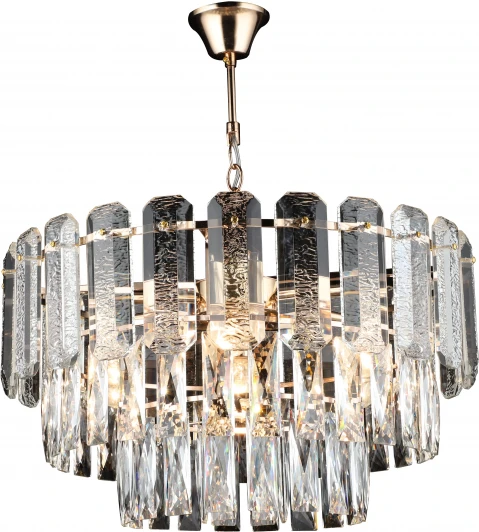 111015807 Подвесная люстра De City Бриз 111015807 (220V, хрусталь, на цепи)