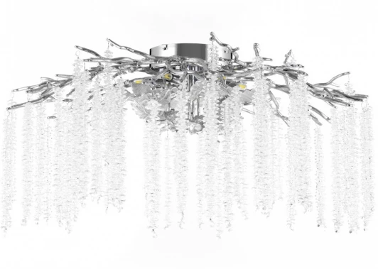 23312.850.7.G9.A CR Потолочная люстра хрустальная Arte Milano Milano-3 23312.850.7.G9.A CR (220V)
