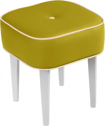 434031 Табурет Handy SQ ОГОГО (арт.434031), (Ткань,Экокожа/Желтый)