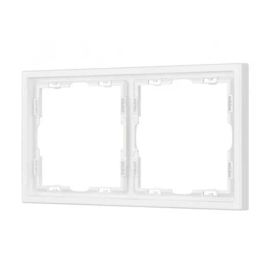 054215 Рамка пластиковая FRM-NOBE-SFPL-2-WH (Arlight) 054215