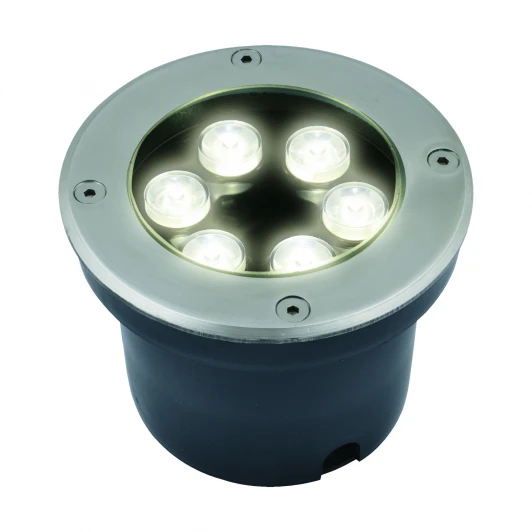 ULU-B11A-6W/2700K IP67 GREY Встраиваемый светильник уличный Uniel ULU-B11A-6W/2700K IP67 GREY (LED, 220V, круглые)