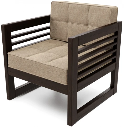 21914 Кресло Arsko Сега венге рогожка бежевая