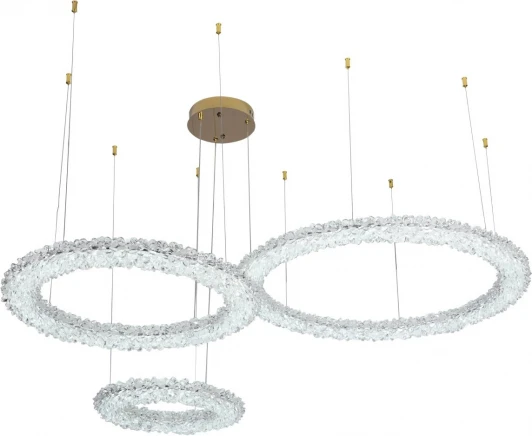 4013/03/03PL Подвесной светильник светодиодный Stilfort Felloria 4013/03/03PL (регулировка яркости, 220V, пульт управления, на тросе, кольцо)