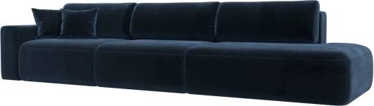 127696L Диван прямой Лига-036 НПБ Модерн Лонг подлокотник слева Лига Диванов (Велюр) арт.127696L