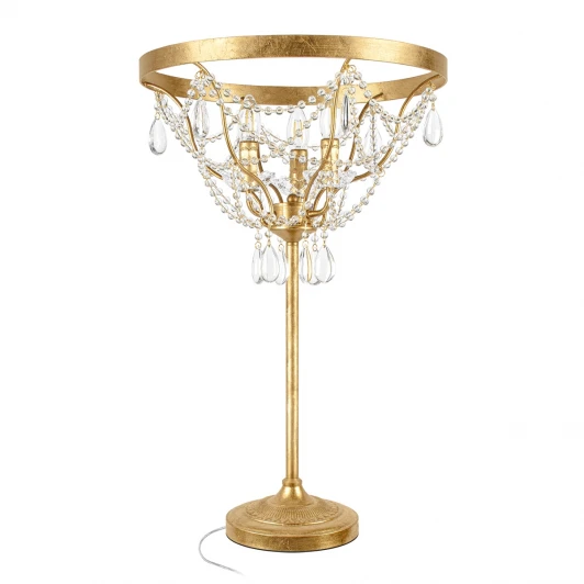 10430T Настольная лампа со стеклянными подвесками в форме подсвечника Loft It Foil 10430T