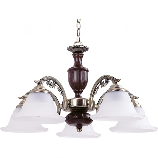 837-05-03 красное дерево+бронза Подвесная люстра N-Light 837 837-05-03 красное дерево+бронза