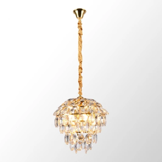 LSP-6013 Подвесной светильник Lussole Presidio LSP-6013 (220V, хрусталь, на цепи)