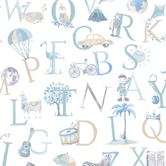 LO 2301 Обои виниловые Grandeco Little Ones LO 2301 10 x 0,53 м