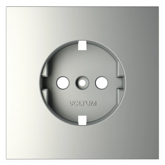 VLS000605 Накладка для розетки с заземлением Voltum S70 VLS000608 (сталь)