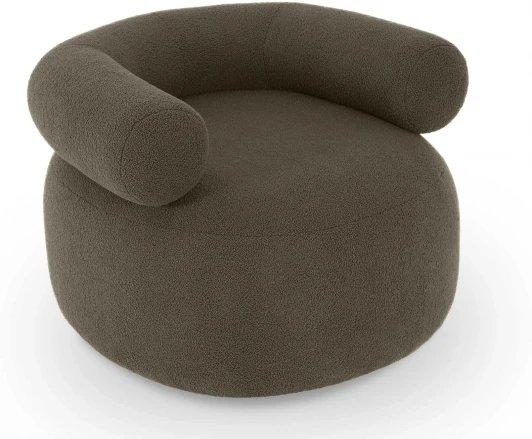 832793 Кресло Tirella ОГОГО (арт.832793), (Искусственный мех/Коричневый)