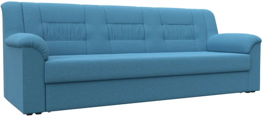 123298 Диван прямой Карелия (Голубой/Рогожка) Лига Диванов арт.123298