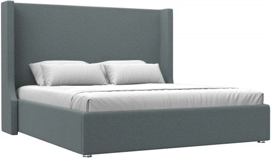 123105 Кровать интерьерная Ларго 180 (Серый/Рогожка) Лига Диванов арт.123105