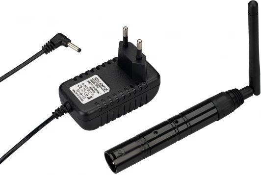 028416 Усилитель SMART-DMX-Transmitter Black (5V, XLR3 Female, 2.4G) (IP20 Металл) 028416 Arlight