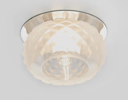 D7323 W/CH Встраиваемый точечный светильник Ambrella Дизайн Кристальный D7323 W/CH