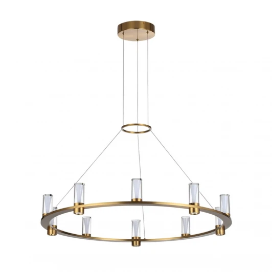 7144/70L Подвесной светильник Odeon Light Defance 7144/70L античная бронза/акрил/металл IP20 LED 60W 3830Лм 3000K 180° 220V