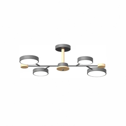 L3213-670 GR Потолочная люстра светодиодная на штанге LED4U LED4U L3213-670 GR