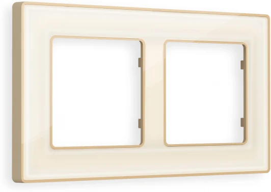 AF580342 Рамка Ambrella Volt ALFA Arctic (Бежевый Стекло органическое/Шампань) 2-ая AF580342