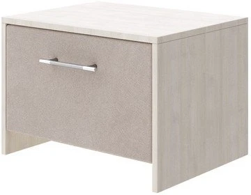 1929128 PROxSON Тумба Varna (ЛДСП Дуб Шамони+ткань Дуб Шамони светлый (124)/Monopoly Миндаль (111)) 51x40