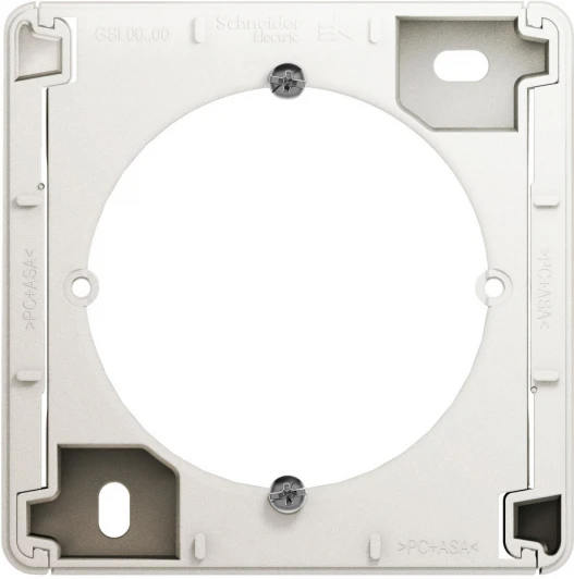 GSL000600 Коробка наружного монтажа (перламутровый) Systeme Electric Glossa GSL000600