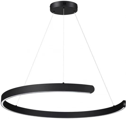 6534/57L Подвесной светильник Lumion Indie 6534/57L черный LED 57W 3000-6000K 2019 Лм 220V (на тросе, круглые)
