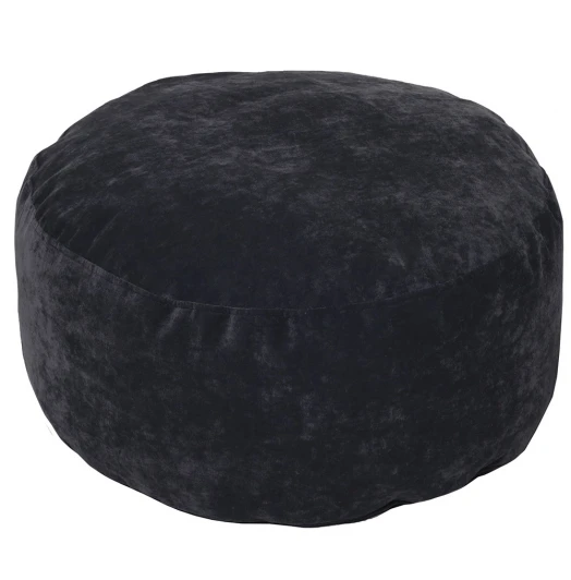 4112701 Пуфик Dreambag Шайба Темно-Серый Микровельвет (Классический) 4112701