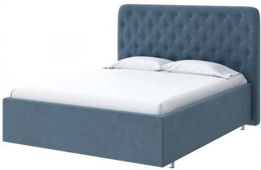 1926492 PROxSON Кровать Classic Large (Ткань: Велюр Monopoly Прованский синий (792)) 200x190