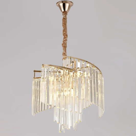 98068-0.4-400 FG Подвесная люстра хрустальная Reluce 98068-0.4-400 FG (220V, на цепи)