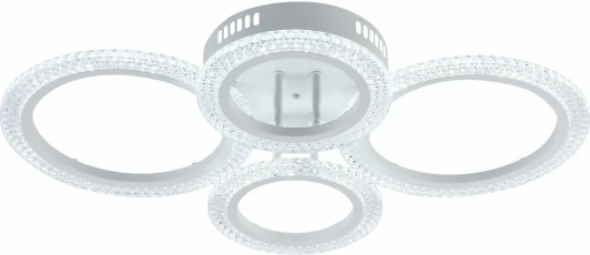 08488-0.3-2+2C WH Потолочная люстра светодиодная на штанге с пультом Reluce 08488-0.3-2+2C WH кольцо