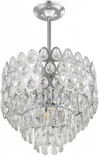 372019/6/300/390 CR Потолочная люстра хрустальная на штанге Arte Milano Sorrento-2019 372019/6/300/390 CR (220V)