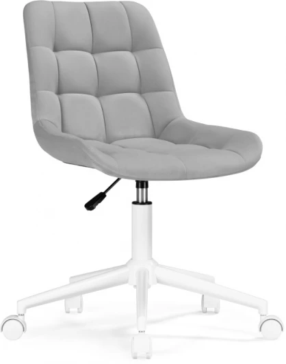 538988 Компьютерное кресло Woodville Честер светло-серый / белый 538988