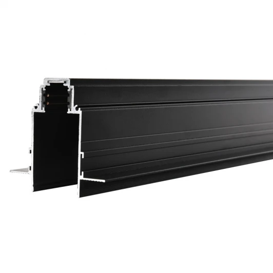 WML-TR1/02B Шинопровод встраиваемый магнитный 48V Wolta WML-TR1/02B 1м черный