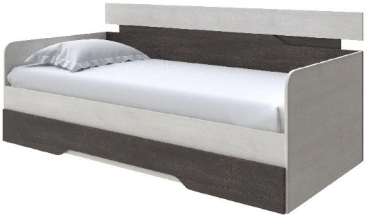 2020182 Без бренда Кровать-Софа Milton (ЛДСП Дуб Шамони светлый (124)/Дуб Кантербери) 80x200
