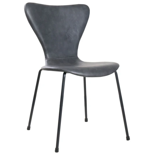 FR 0457 Стул Seven Leather серый