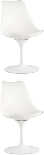 УТ000037298 Стул Tulip белый 2 шт. Stool Group (арт.УТ000037298)