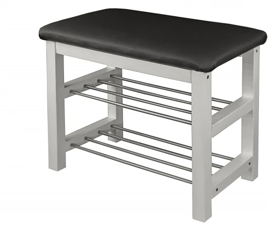 005971 Банкетка Спея белый/экокожа серый от фабрики Mebelik