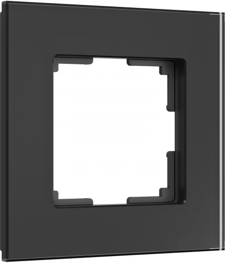 W0013108 Рамка на 1 пост (черный, стекло soft-touch) Werkel W0013108 (a064572)