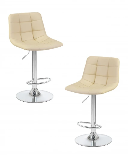 LM-5017-N_CH-M_EL-cream Набор 2 шт стул барный DOBRIN TAILOR (кремовый)
