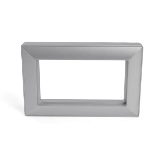 50048 Рамка на 2 поста (серебро) Stekker Катрин 50048