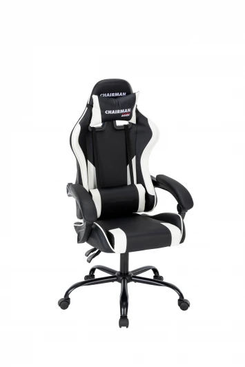 CHAIRMAN CH41 Офисное кресло Chairman CH41 экокожа, черно-белый
