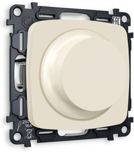 MO325510 Комплект механизма Ambrella Volt светорегулятора универсального поворотно-нажимного OMEGA MO325510 Бежевый матовый 25-600W/LED 5-300W QUANT