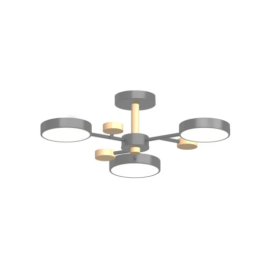 L3203-620 GR Потолочная люстра светодиодная на штанге LED4U LED4U L3203-620 GR