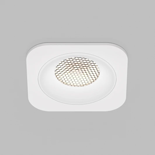 15276/LED Светильник встраиваемый светодиодный IP44 Elektrostandard Tetro 15276/LED 10W 4000K белый IP44