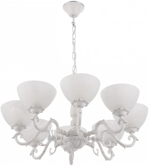340518/8 WT+SL Подвесная люстра Arte Milano AM340518 340518/8 WT+SL (220V, на цепи)