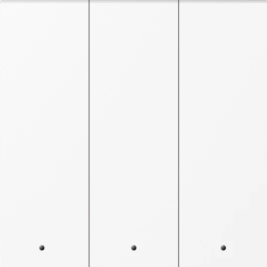 DE28303 Клавиша 3-я с подсветкой, глянцевый белый Donel A07 DE28303